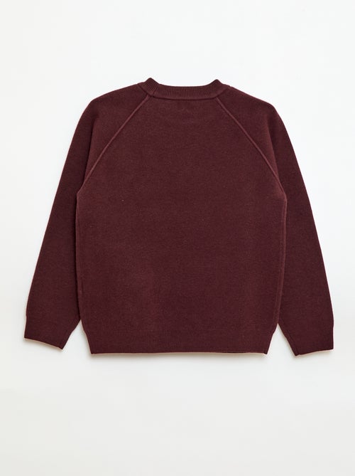 Trui met ronde hals en zachte touch - Kiabi