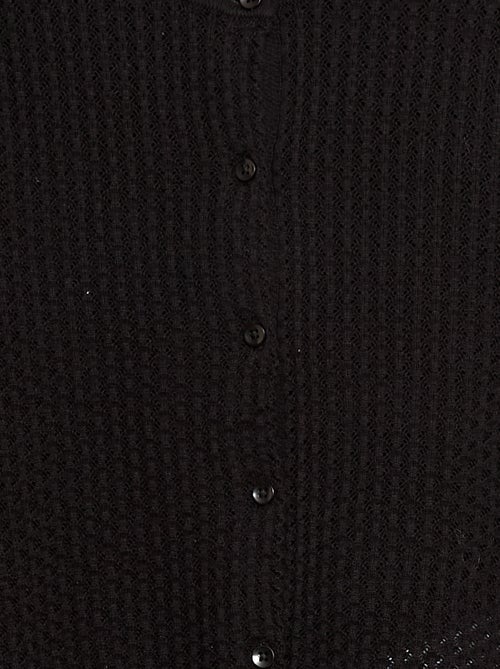 Trui van ajourtricot met ronde hals - Kiabi