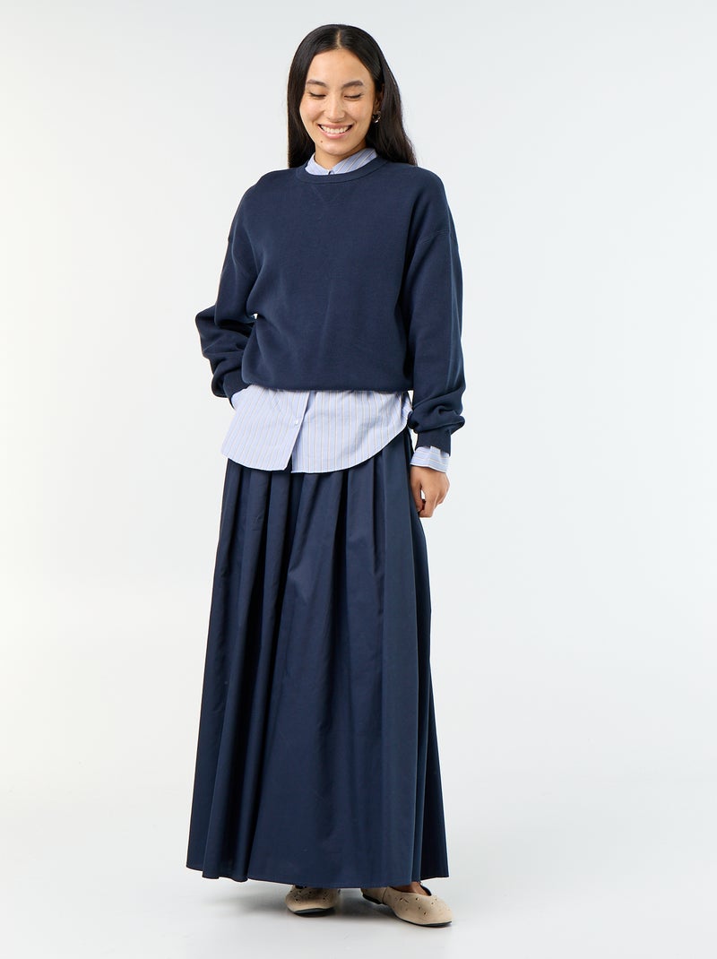 Trui van dik katoen Blauw - Kiabi