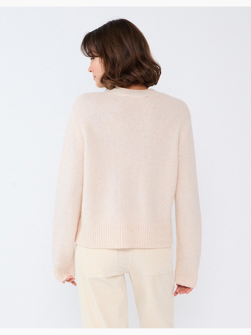 Trui van een wol-alpacamix, mo fashion Beige - Kiabi