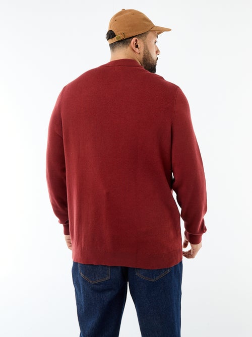 Trui van jerseytricot met ronde hals - Kiabi