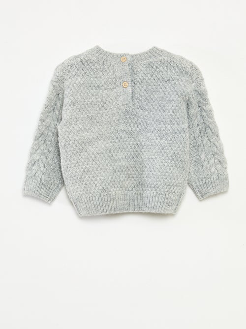 Trui van kabeltricot - Kiabi