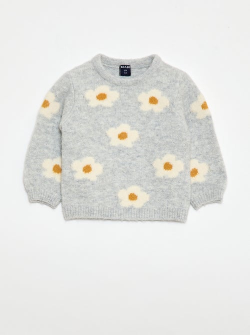 Trui van tricot met fantasiepatroon - Kiabi Trui van tricot met fantasiepatroon - Kiabi