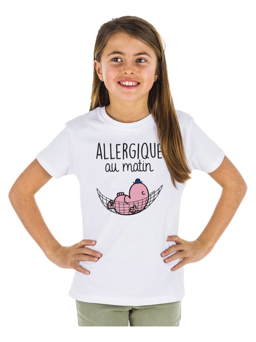 Tshirt Enfant ALLERGIQUE AU MATIN - Kiabi Tshirt Enfant ALLERGIQUE AU MATIN - Kiabi