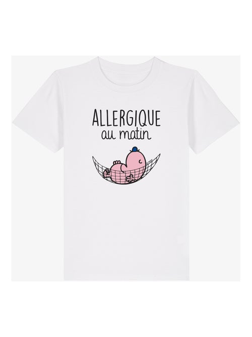 Tshirt Enfant ALLERGIQUE AU MATIN - Kiabi Tshirt Enfant ALLERGIQUE AU MATIN - Kiabi