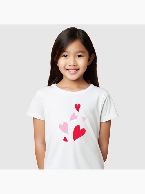 Tshirt Enfant BACK MANY HEARTS - Kiabi Tshirt Enfant BACK MANY HEARTS - Kiabi