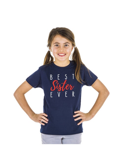 Tshirt Enfant BEST SISTER EVER - Kiabi Tshirt Enfant BEST SISTER EVER - Kiabi