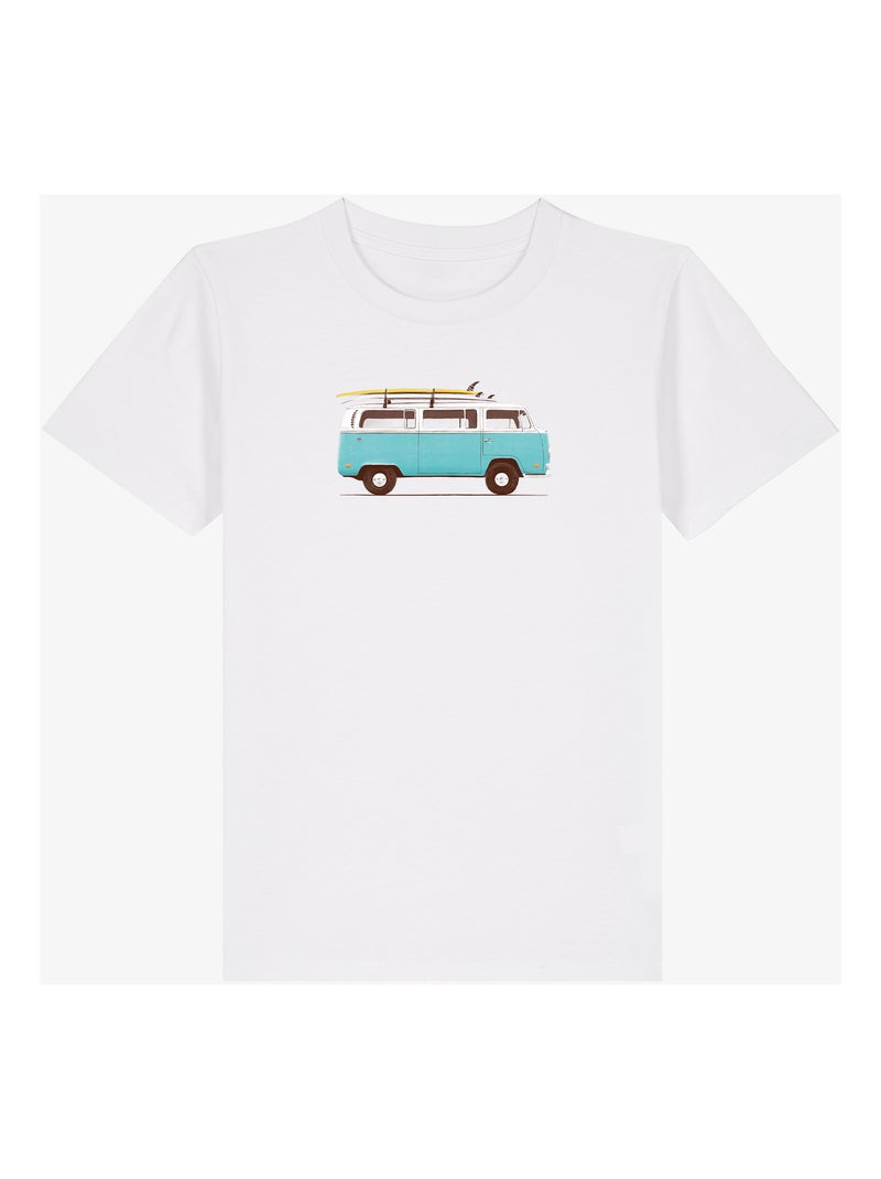 Tshirt Enfant BLUE VAN Blanc - Kiabi