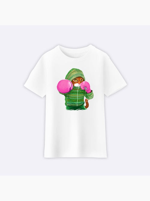 Tshirt Enfant BOXING CAT GINGER - Kiabi Tshirt Enfant BOXING CAT GINGER - Kiabi