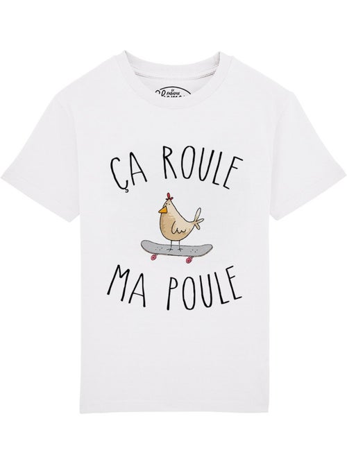 Tshirt Enfant CA ROULE MA POULE - Kiabi
