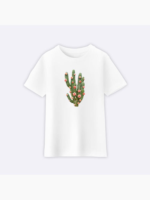 Tshirt Enfant CACTUS AND ROSES - Kiabi Tshirt Enfant CACTUS AND ROSES - Kiabi