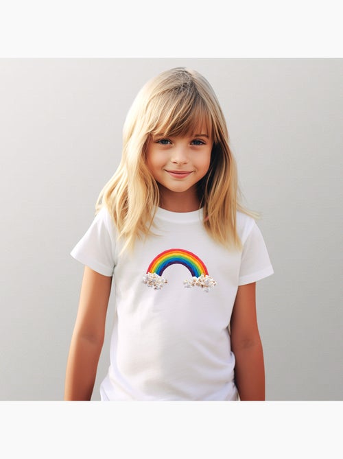 Tshirt Enfant CANDY RAINBAW - Kiabi Tshirt Enfant CANDY RAINBAW - Kiabi