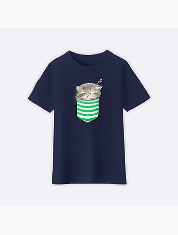 Tshirt Enfant CAT IN THE POCKET