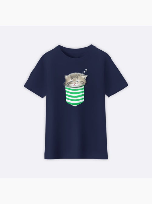 Tshirt Enfant CAT IN THE POCKET - Kiabi