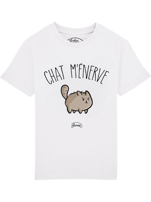 Tshirt Enfant CHAT M'ENERVE - Kiabi