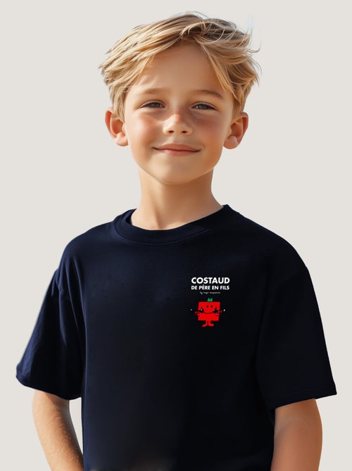 Tshirt Enfant COSTAUD DE PÈRE EN FILS CŒUR - Kiabi