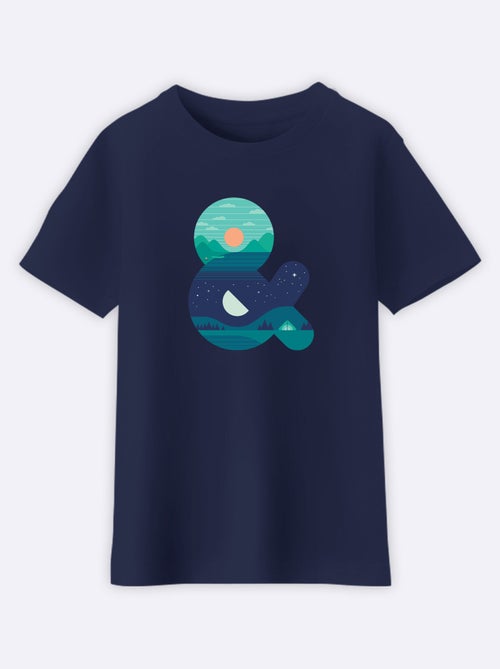 Tshirt Enfant DAY NIGHT - Kiabi
