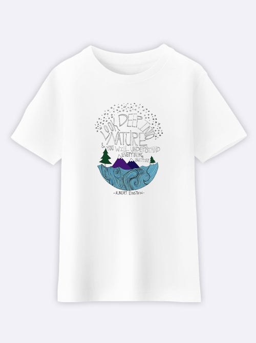 Tshirt Enfant DEEP INTO NATURE - Kiabi