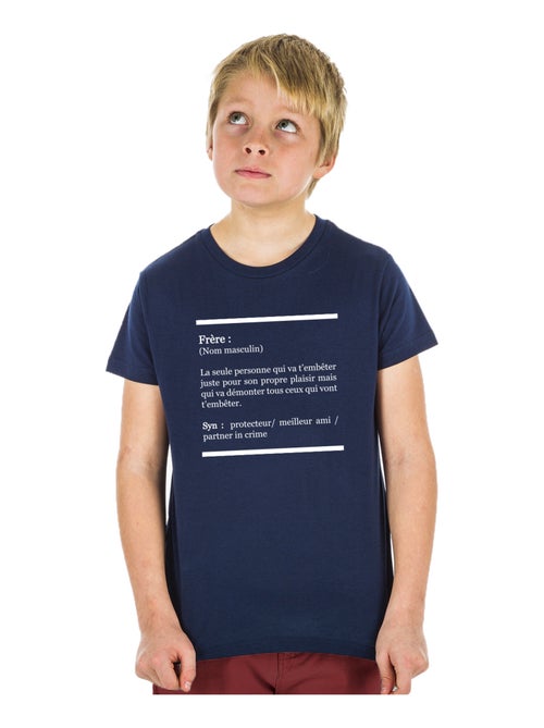 Tshirt Enfant DÉFINITION FRÈRE - Kiabi