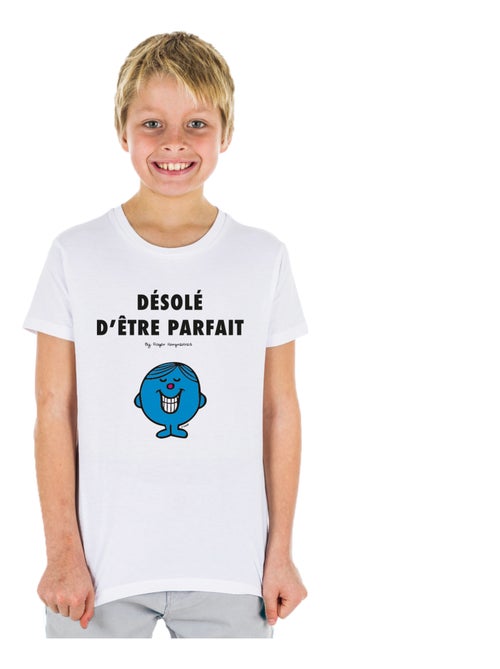 Tshirt Enfant DÉSOLÉ D'ÊTRE PARFAIT 2 - Kiabi