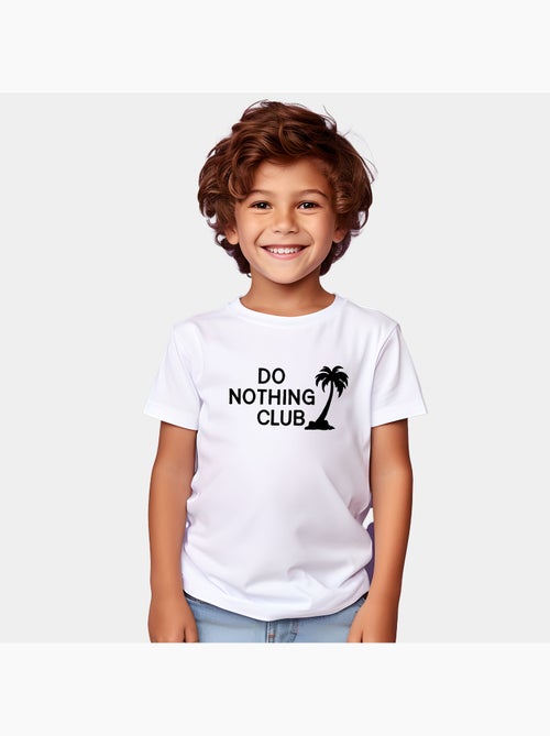 Tshirt Enfant DO NOTHING CLUB - Kiabi