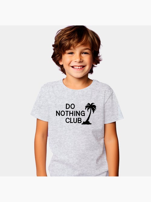Tshirt Enfant DO NOTHING CLUB - Kiabi