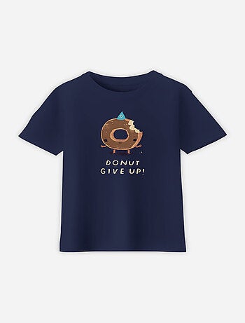 Tshirt Enfant DONUT GIVE UP