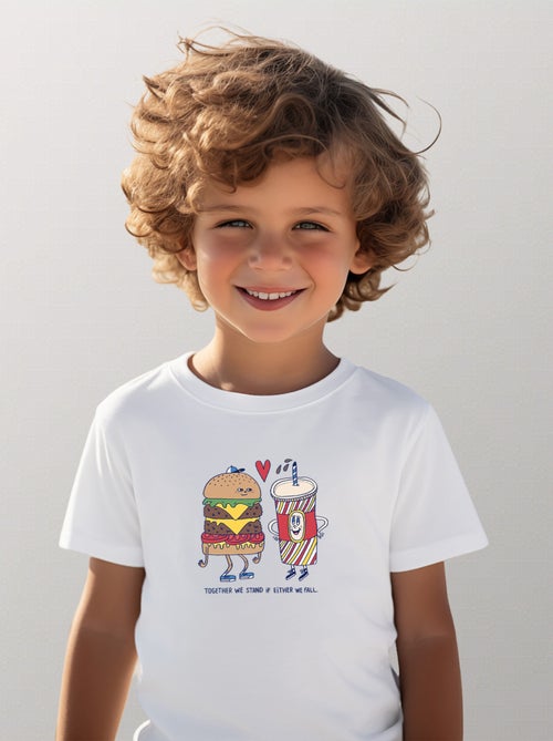Tshirt Enfant FAST LOVE - Kiabi