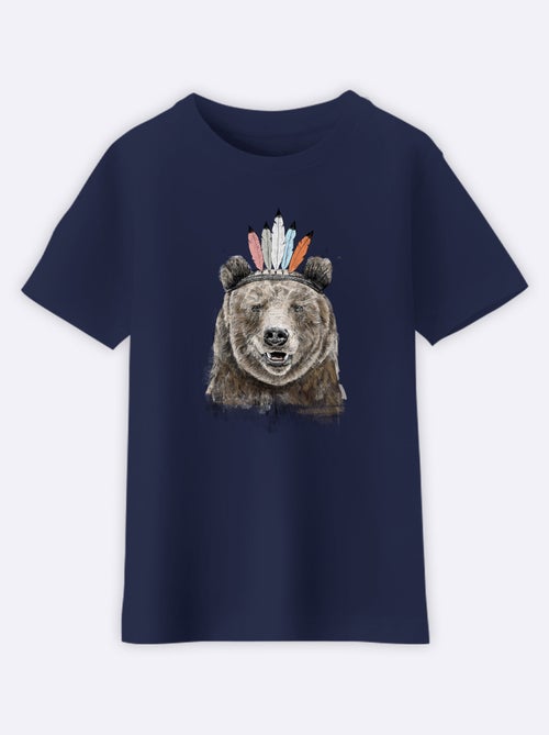 Tshirt Enfant FESTIVAL BEAR - Kiabi