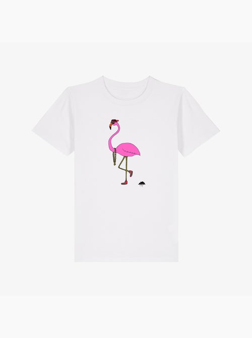 Tshirt Enfant FREDERICK THE FLAMINGO - Kiabi