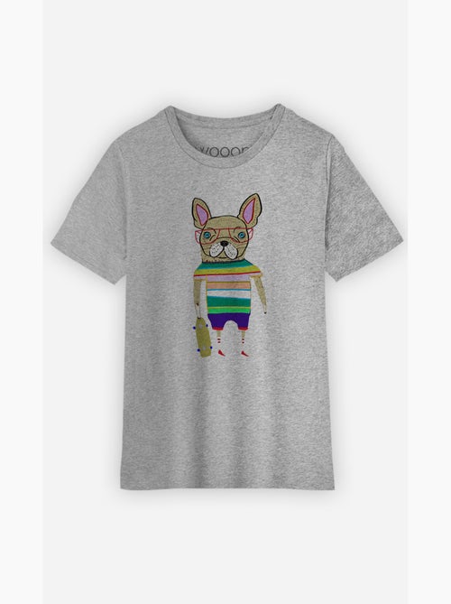 Tshirt Enfant FRENCH BULLDOG SKATER - Kiabi Tshirt Enfant FRENCH BULLDOG SKATER - Kiabi