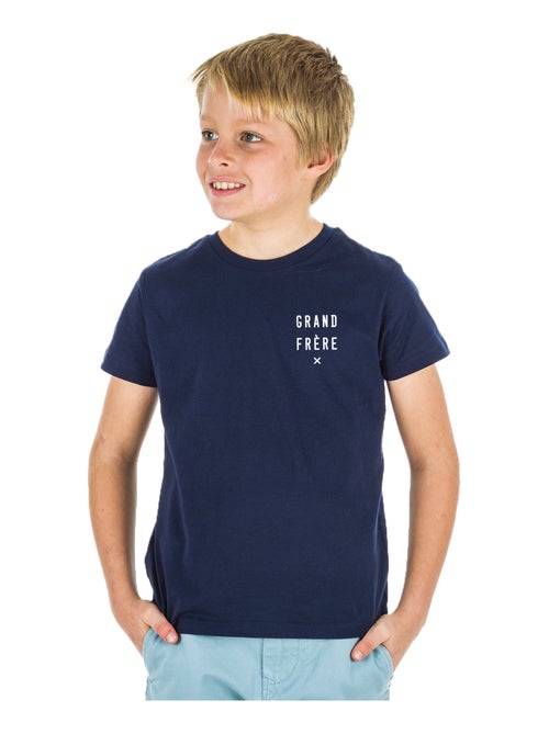 Tshirt Enfant GRAND FRÈRE X CŒUR WAF - Kiabi