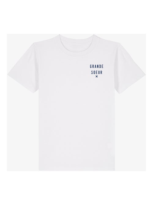 Tshirt Enfant GRANDE SŒUR X CŒUR WAF - Kiabi Tshirt Enfant GRANDE SŒUR X CŒUR WAF - Kiabi