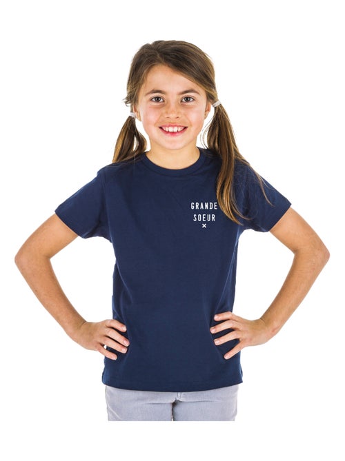 Tshirt Enfant GRANDE SŒUR X CŒUR WAF - Kiabi Tshirt Enfant GRANDE SŒUR X CŒUR WAF - Kiabi