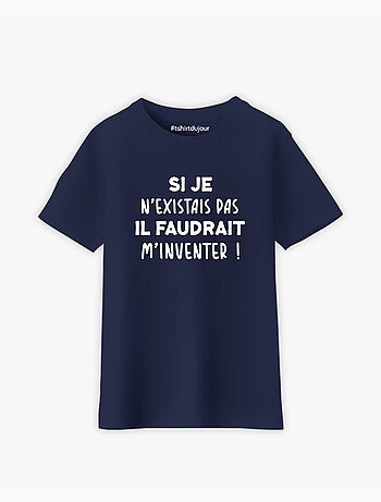 Tshirt enfant il faudrait m'inventer