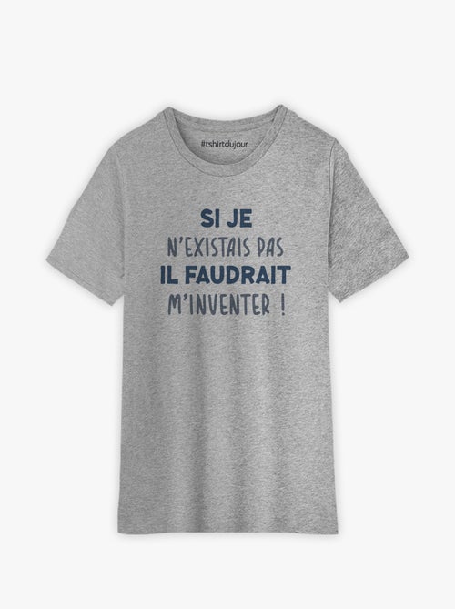 Tshirt Enfant IL FAUDRAIT M'INVENTER - Kiabi Tshirt Enfant IL FAUDRAIT M'INVENTER - Kiabi
