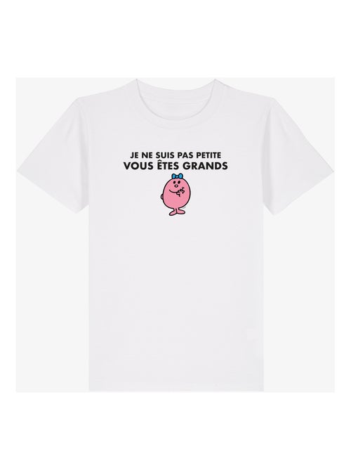 Tshirt Enfant JE NE SUIS PAS PETITE VOUS ETES GRANDS - Kiabi Tshirt Enfant JE NE SUIS PAS PETITE VOUS ETES GRANDS - Kiabi