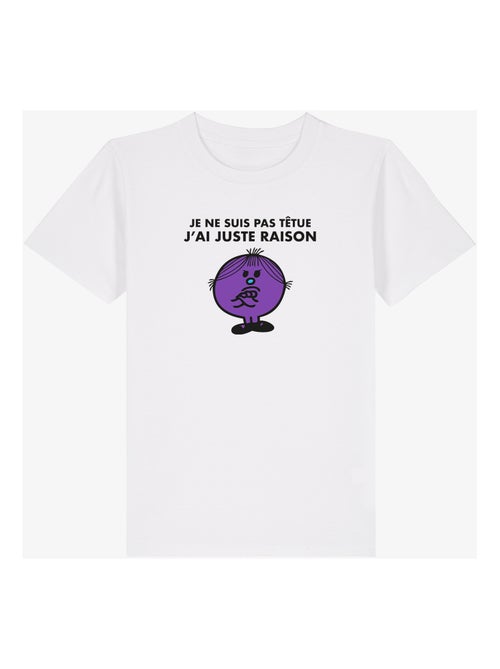 Tshirt Enfant JE NE SUIS PAS TETUE J AI JUSTE RAISON - Kiabi Tshirt Enfant JE NE SUIS PAS TETUE J AI JUSTE RAISON - Kiabi