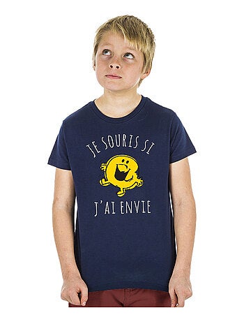 Tshirt Enfant JE SOURIS SI J'AI ENVIE
