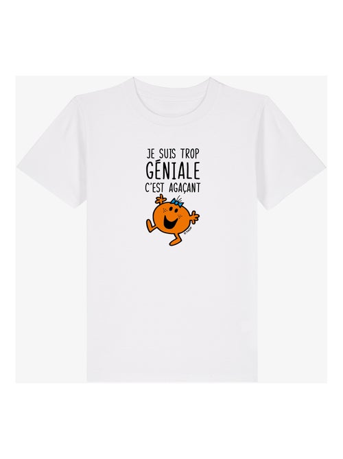 Tshirt Enfant JE SUIS TROP GÉNIALE C'EST AGAÇANT - Kiabi Tshirt Enfant JE SUIS TROP GÉNIALE C'EST AGAÇANT - Kiabi