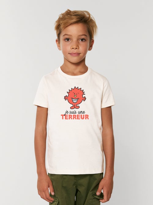 Tshirt Enfant JE SUIS UNE TERREUR - Kiabi Tshirt Enfant JE SUIS UNE TERREUR - Kiabi