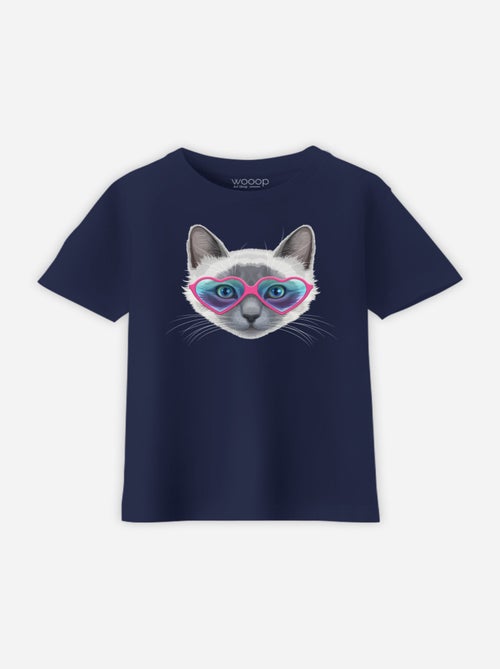 Tshirt Enfant KITTY SUNGLASSES - Kiabi Tshirt Enfant KITTY SUNGLASSES - Kiabi