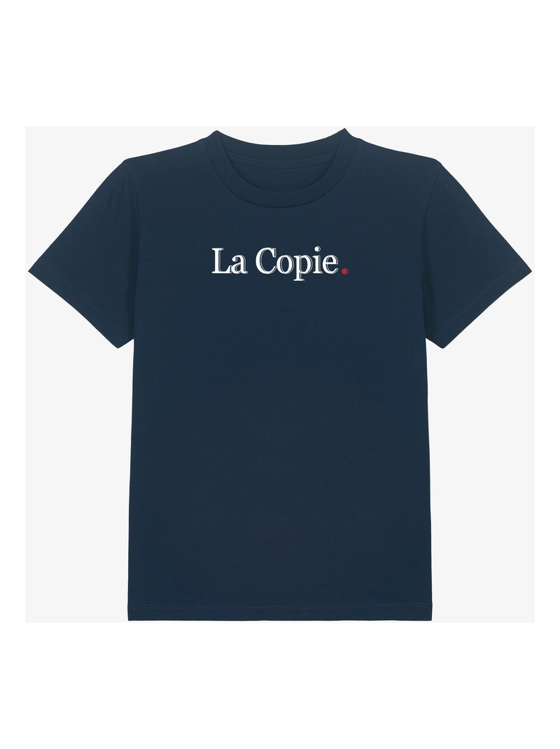 Tshirt Enfant LA COPIE Bleu marine - Kiabi