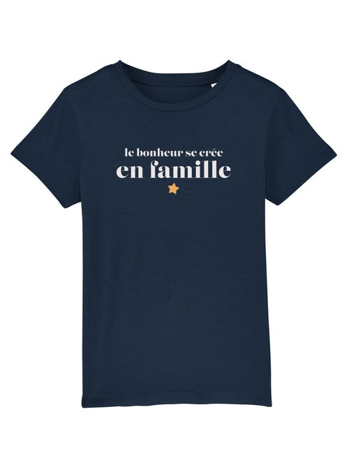 Tshirt Enfant LE BONHEUR SE CRÉE EN FAMILLE - Kiabi Tshirt Enfant LE BONHEUR SE CRÉE EN FAMILLE - Kiabi