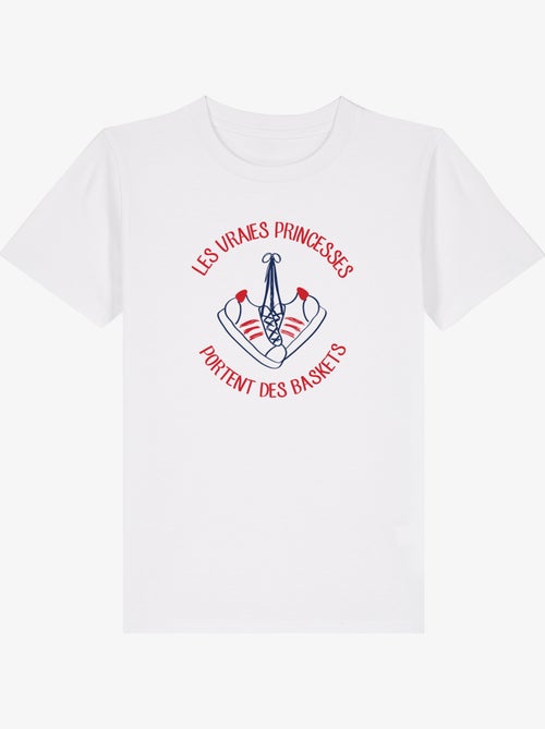 Tshirt Enfant LES VRAIES PRINCESSES PORTENT DES BASKETS - Kiabi Tshirt Enfant LES VRAIES PRINCESSES PORTENT DES BASKETS - Kiabi