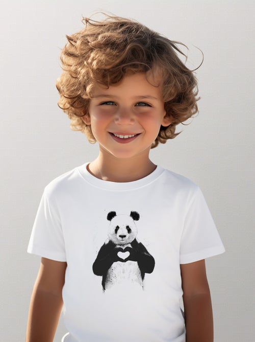 Tshirt Enfant LOVE PANDA - Kiabi Tshirt Enfant LOVE PANDA - Kiabi