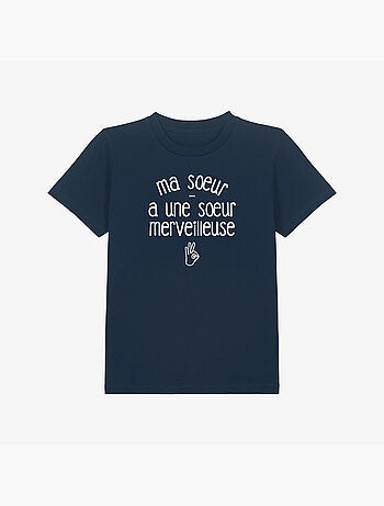 Tshirt Enfant MA SŒUR A UNE SŒUR MERVEILLEUSE