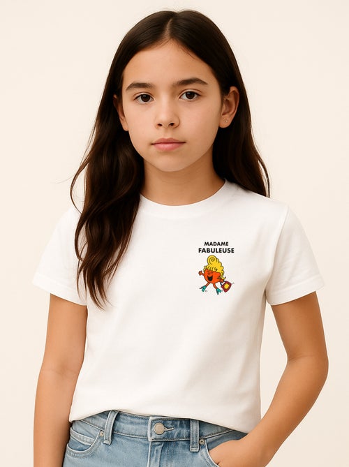 Tshirt Enfant MADAME FABULEUSE CŒUR - Kiabi Tshirt Enfant MADAME FABULEUSE CŒUR - Kiabi