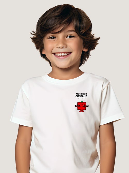 Tshirt Enfant MONSIEUR COSTAUD COEUR - Kiabi