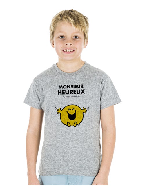 Tshirt Enfant MONSIEUR HEUREUX - Kiabi